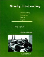 Cover of: Study Listening Student's book: Understanding Lectures and Talks in English