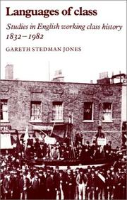 Cover of: Languages of Class by Gareth Stedman Jones