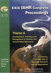 Cover of: 29th IAHR Congress Proceedings, Beijing, 2001