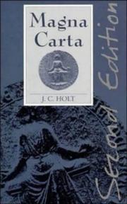 Cover of: Magna Carta by James Clarke Holt