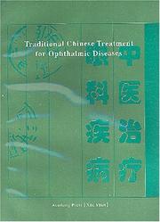 Cover of: Traditional Chinese Treatment for Ophthalmic Diseases by Hou Jinglun