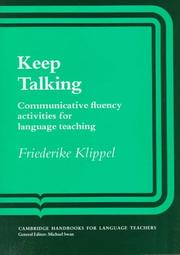 Cover of: Keep Talking by Friederike Klippel, Friederike Klippel