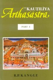 Cover of: Arthasastra