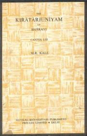 Cover of: The Kiratarjuniyam of Bharavi