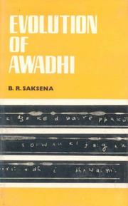 Evolution of Awadhi by Babu Ram Saksena