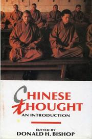 Cover of: Chinese Thought: An Introduction