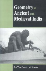 Cover of: Geometry in Ancient and Medieval India by T.A.Saraswati Amma