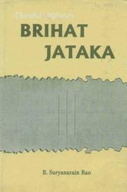 Cover of: Brihat Jataka of Varahamihira by Varahamihira, Suryanarain B. Rao