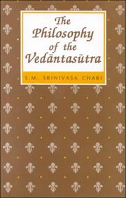 Cover of: The Philosophy of the Vedantasutra