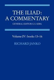 Cover of: The Iliad: A Commentary (Iliad, a Commentary)