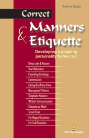 Cover of: Correct Etiquette and Manners for All Occasions