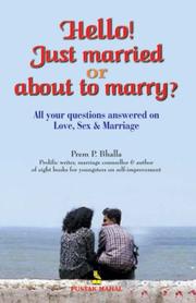 Cover of: Hello! Just Married by P. Bhalla