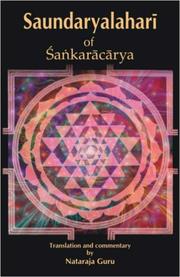 Cover of: Saundaryahari of Sankaracraya by Nataraja Guru