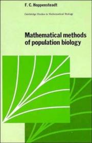 Cover of: Mathematical methods of population biology