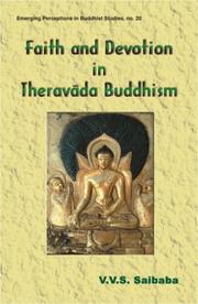 Cover of: Faith and Devotion in Theravada Buddhism by V.V.S. Saibaba
