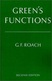 Cover of: Green's functions
