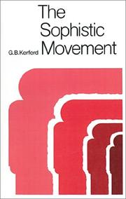 Cover of: The sophistic movement