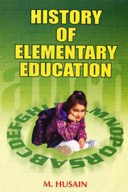 Cover of: History of Elementary Education