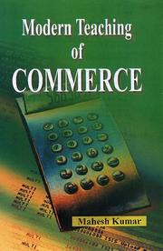 Cover of: Modern Teaching of Commerce