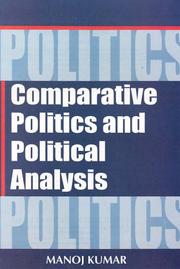 Cover of: Comparative Politics and Political Analysis