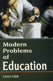 Cover of: Modern Problems of Education