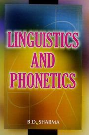 Cover of: Linguistics and Phonetics