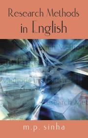 Cover of: Research Methods in English by M.P. Sinha