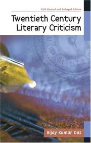 Cover of: Twentieth Century Literary Criticism, 5th ed.