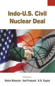 Cover of: Indo-U.S. Civil Nuclear Deal, Vol. 1 by 