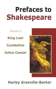 Cover of: Prefaces to Shakespeare | Harley Granville-Barker