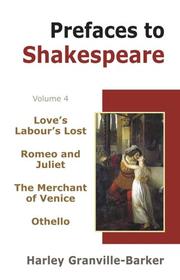 Cover of: Prefaces to Shakespeare (4 Vols. Set)