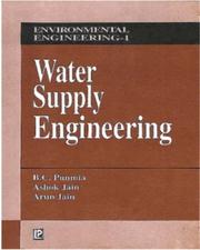 Cover of: Water Supply Engineering