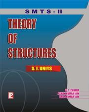 Cover of: Theory of Structures