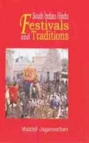 Cover of: South Indian Hindu Festival and Traditions by Maithily Jagannathan.