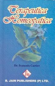 Cover of: Terapeutica Homeopatica