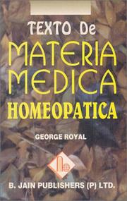 Cover of: Texto De Materia Medica Homeopatica