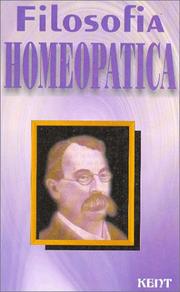 Cover of: Filosofia Homeopatica by James Tyler Kent