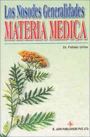 Cover of: Los Nosodes Generalidades Materia Medica