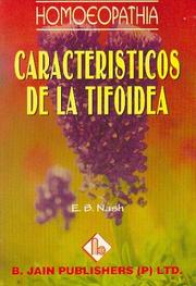 Cover of: Homoeopathia Caracteristicos de la Tifoidea by E. B. Nash