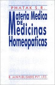 Cover of: Materia Medica de Medicinas Homeopaticas