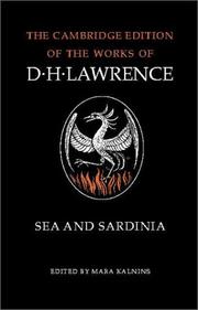 Sea and Sardinia by David Herbert Lawrence