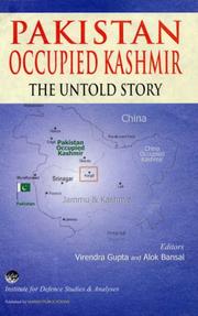 Cover of: Pakistan Occupied Kashmir by N.S. Sisidia, Alok Bansal