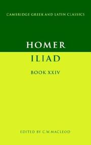 Cover of: Iliad, book XXIV by Όμηρος
