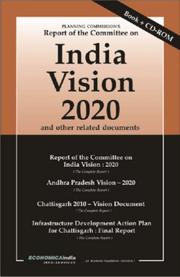 Cover of: Planning Commission's Report of the Committee on India Vision 2020