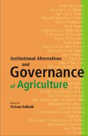 Cover of: Institutional Alternatives and Governance of Agriculture by Vishwa Ballabh