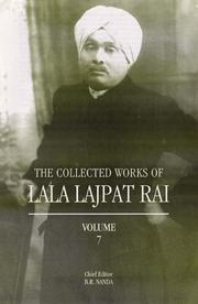 Cover of: The Collected Work of Lala Lajpat Rai, Volume 7
