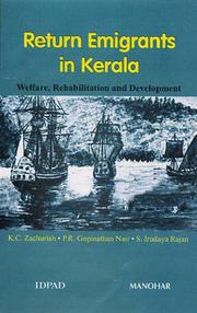 Cover of: Return Emigrants in Kerala: Welfare, Rehabilitation and Development