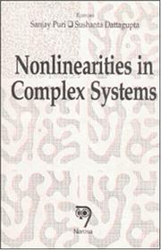 Cover of: Nonlinearities in Complex Systems