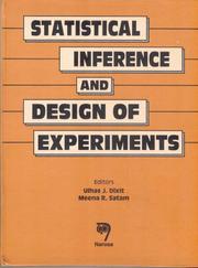 Cover of: Statistical Inference and Design of Experiments
