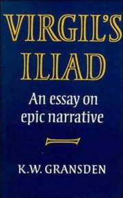 Cover of: Virgil's Iliad: an essay on epic narrative